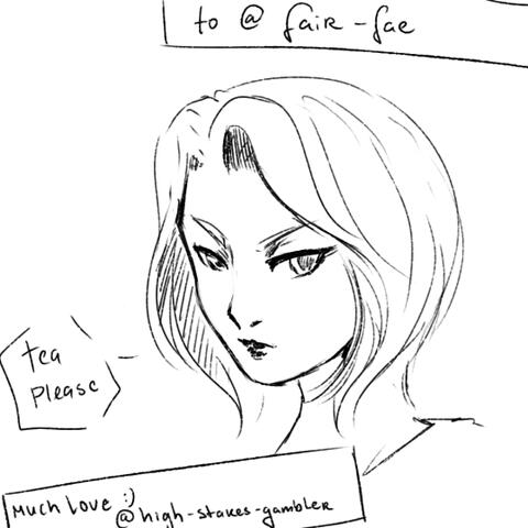 Faye Sketch by high-stakes-gambler