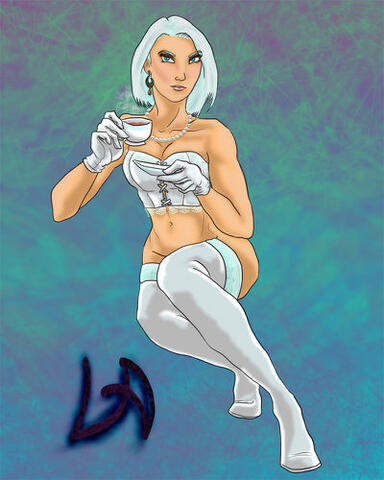 Faye Pinup by Vaughn Antain