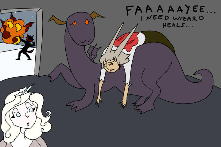 Wizard Heals by Strega Strelitzia